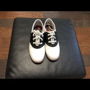 Girls Saddle Oxford Shoes